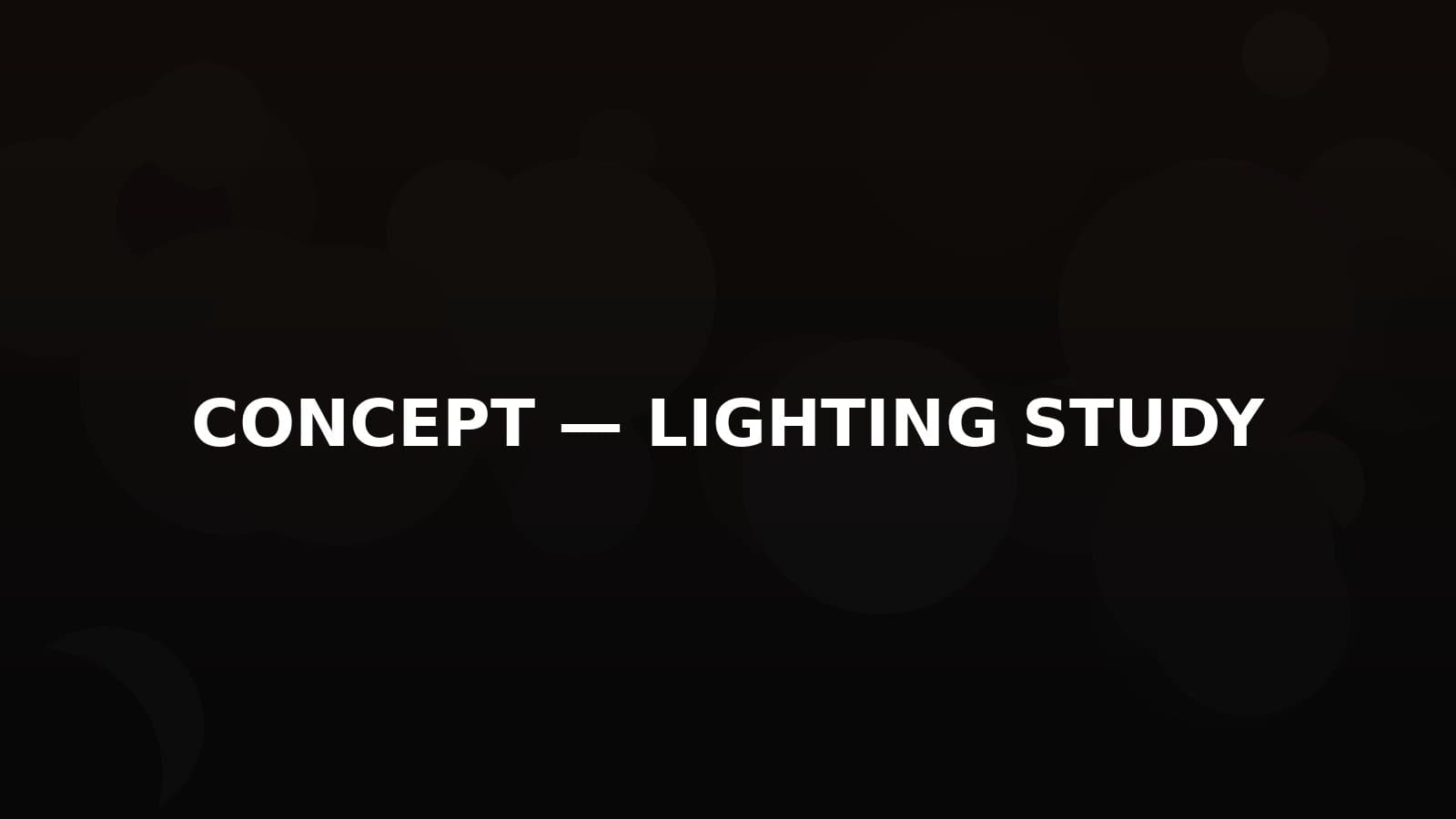 Concept lighting study